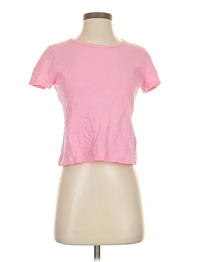 Pre-owned Jcrew Short Sleeve T-shirt In Pink