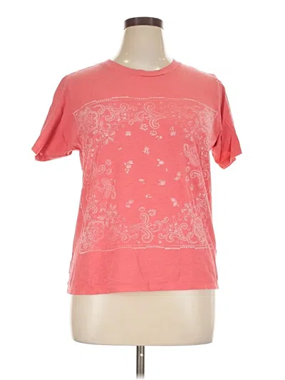 Pre-owned Jcrew Short Sleeve T-shirt In Pink