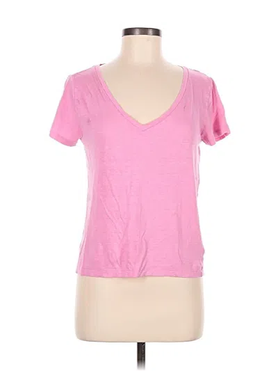Pre-owned Jcrew Short Sleeve T-shirt In Pink