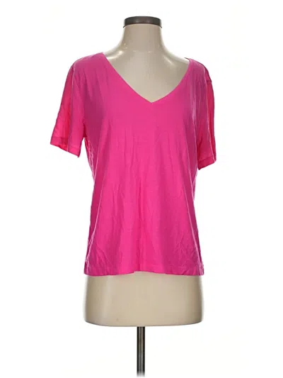 Pre-owned Jcrew Short Sleeve T-shirt In Pink