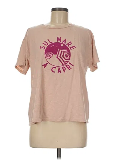 Pre-owned Jcrew Short Sleeve T-shirt In Pink