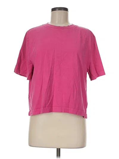 Pre-owned Jcrew Short Sleeve T-shirt In Pink