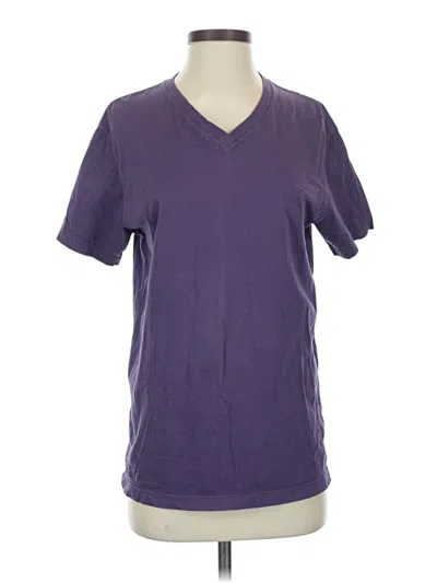 Pre-owned Jcrew Short Sleeve T-shirt In Purple