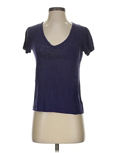 Pre-owned Jcrew Short Sleeve T-shirt In Purple