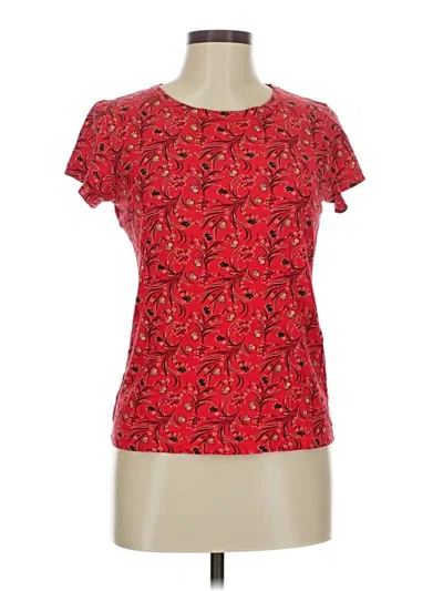 Pre-owned Jcrew Short Sleeve T-shirt In Red