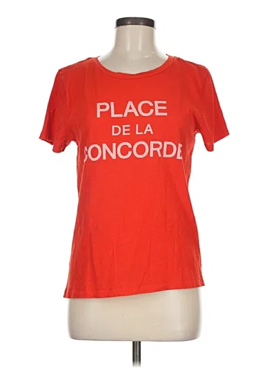 Pre-owned Jcrew Short Sleeve T-shirt In Red