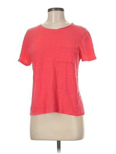 Pre-owned Jcrew Short Sleeve T-shirt In Red