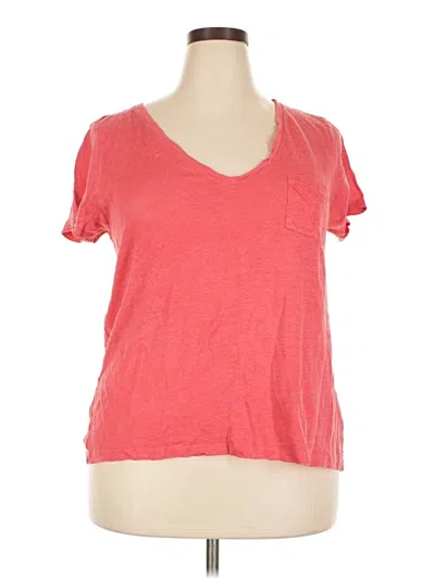 Pre-owned Jcrew Short Sleeve T-shirt In Red