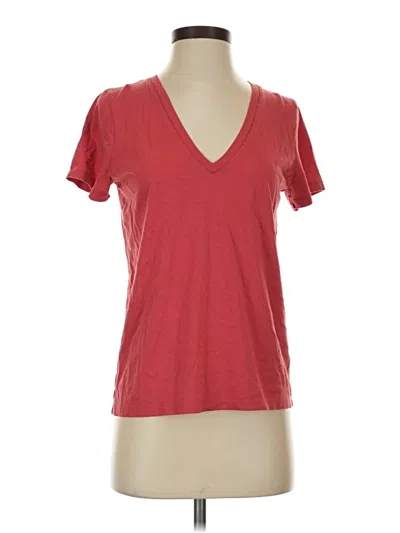 Pre-owned Jcrew Short Sleeve T-shirt In Red