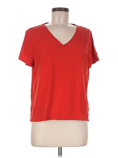 Pre-owned Jcrew Short Sleeve T-shirt In Red