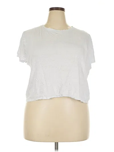 Pre-owned Jcrew Short Sleeve T-shirt In Silver