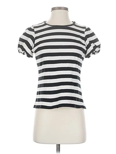 Pre-owned Jcrew Short Sleeve T-shirt In Silver
