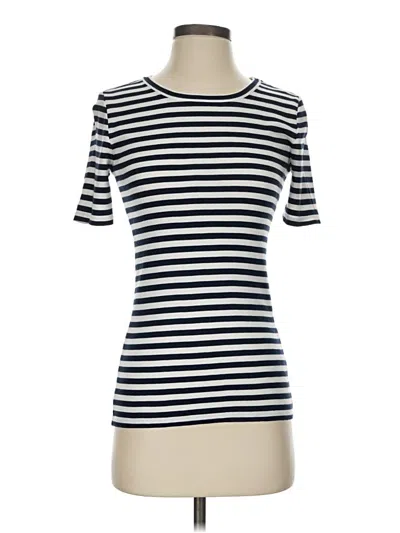 Pre-owned Jcrew Short Sleeve T-shirt In Silver