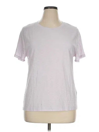 Pre-owned Jcrew Short Sleeve T-shirt In Silver