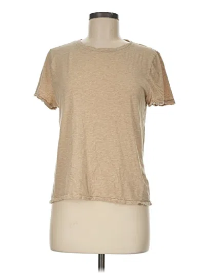 Pre-owned Jcrew Short Sleeve T-shirt In Tan
