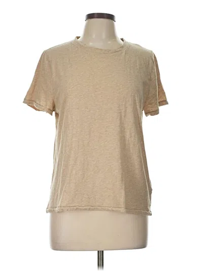 Pre-owned Jcrew Short Sleeve T-shirt In Tan