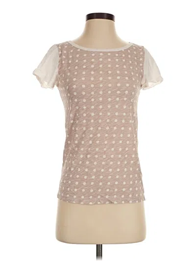 Pre-owned Jcrew Short Sleeve T-shirt In Tan