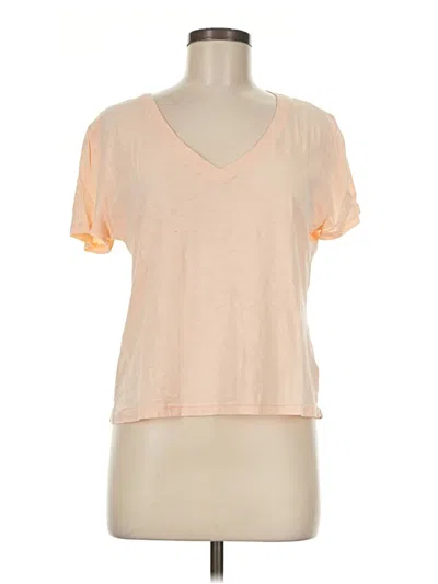 Pre-owned Jcrew Short Sleeve T-shirt In Tan