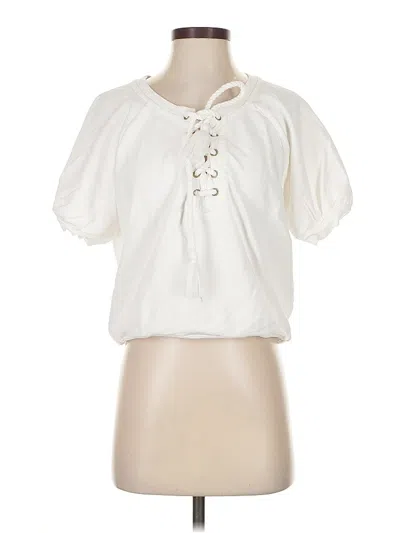 Pre-owned Jcrew Short Sleeve T-shirt In White