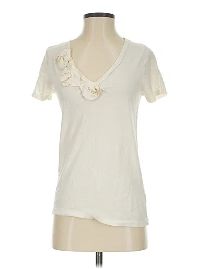 Pre-owned Jcrew Short Sleeve T-shirt In White