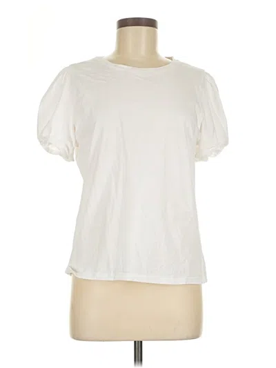 Pre-owned Jcrew Short Sleeve T-shirt In White