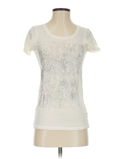 Pre-owned Jcrew Short Sleeve T-shirt In White