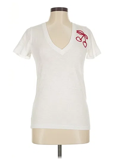 Pre-owned Jcrew Short Sleeve T-shirt In White