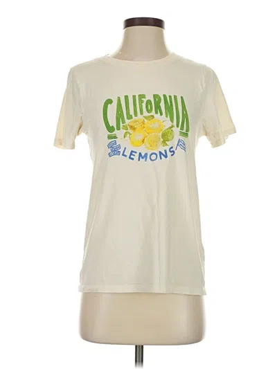 Pre-owned Jcrew Short Sleeve T-shirt In White