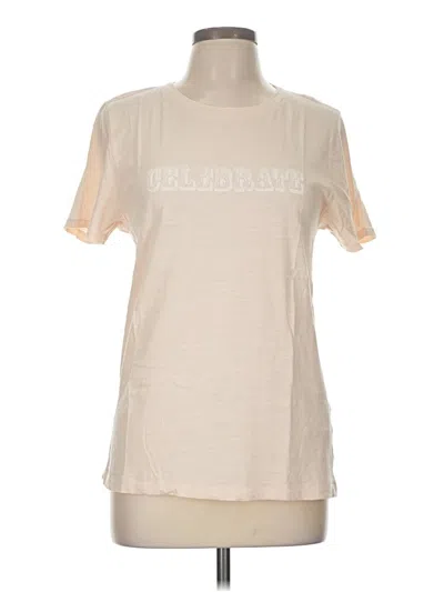 Pre-owned Jcrew Short Sleeve T-shirt In White