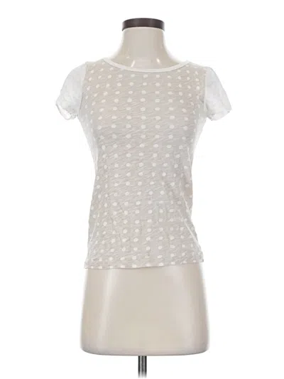 Pre-owned Jcrew Short Sleeve T-shirt In White