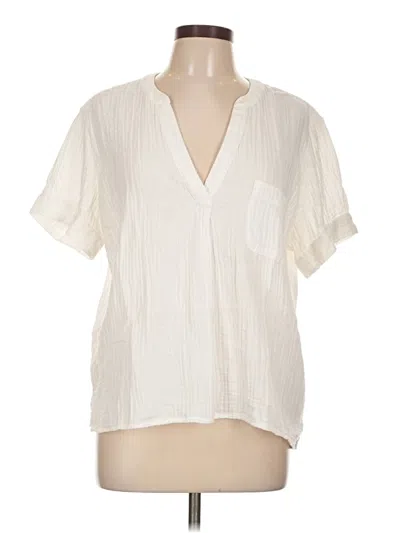Pre-owned Jcrew Short Sleeve T-shirt In White