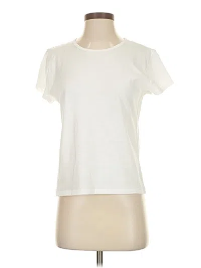 Pre-owned Jcrew Short Sleeve T-shirt In White