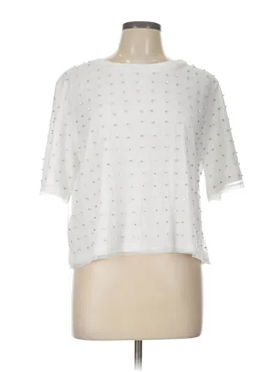 Pre-owned Jcrew Short Sleeve T-shirt In White