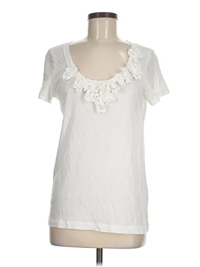 Pre-owned Jcrew Short Sleeve T-shirt In White