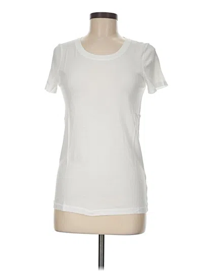Pre-owned Jcrew Short Sleeve T-shirt In White