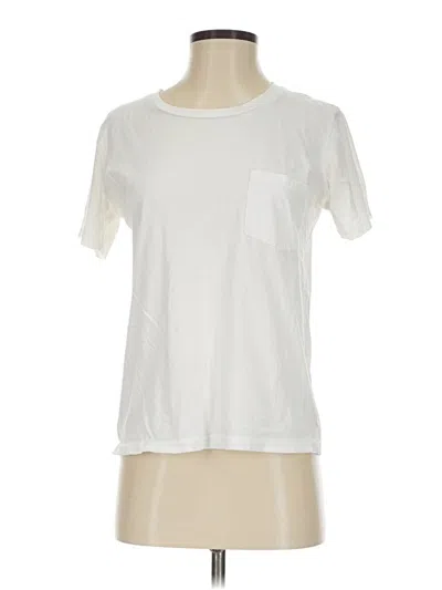 Pre-owned Jcrew Short Sleeve T-shirt In White