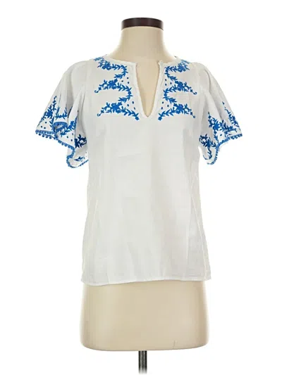 Pre-owned Jcrew Short Sleeve T-shirt In White