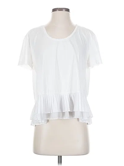 Pre-owned Jcrew Short Sleeve T-shirt In White