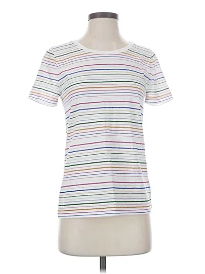 Pre-owned Jcrew Short Sleeve T-shirt In White