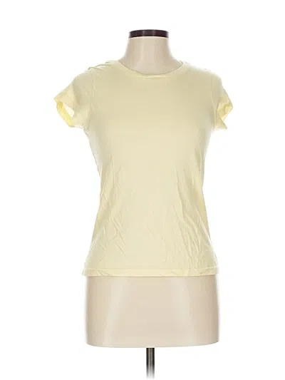 Pre-owned Jcrew Short Sleeve T-shirt In Yellow