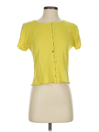 Pre-owned Jcrew Short Sleeve T-shirt In Yellow