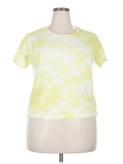 Pre-owned Jcrew Short Sleeve T-shirt In Yellow