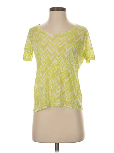 Pre-owned Jcrew Short Sleeve T-shirt In Yellow