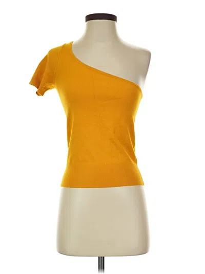 Pre-owned Jcrew Short Sleeve T-shirt In Yellow