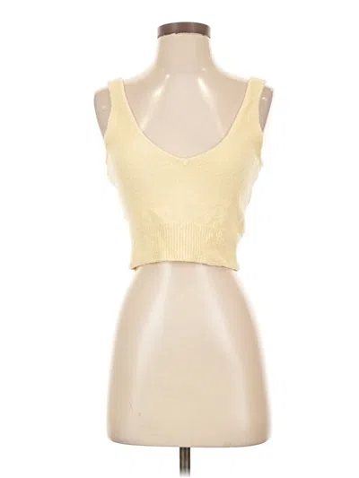 Pre-owned Jcrew Short Sleeve T-shirt In Yellow