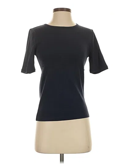 Jcrew Short Sleeve Turtleneck In Black