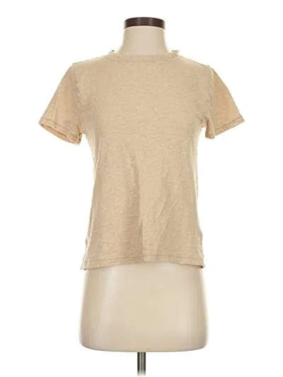 Pre-owned Jcrew Short Sleeve Turtleneck In Brown
