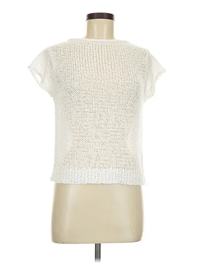 Jcrew Short Sleeve Turtleneck In White