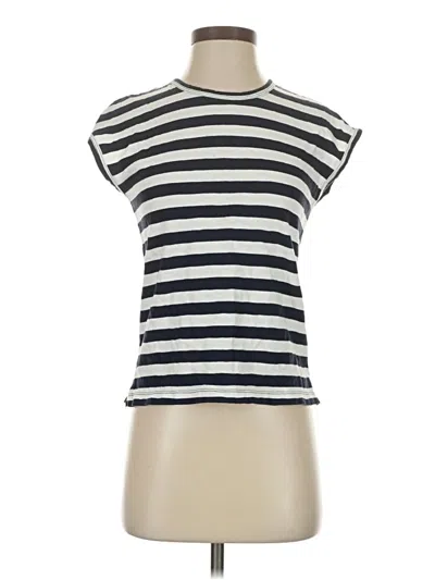 Pre-owned Jcrew Short Sleeve Turtleneck In White