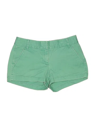 Pre-owned Jcrew Shorts In Green